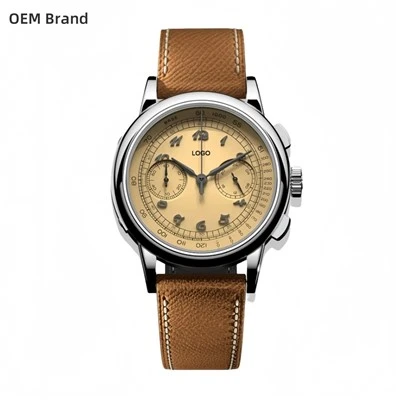 39 mm kwart chronograaf horloge met seiko vk64