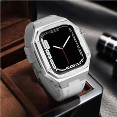 AP Design metalen kast met band voor Apple Watch 7/6 45mm 44 mm