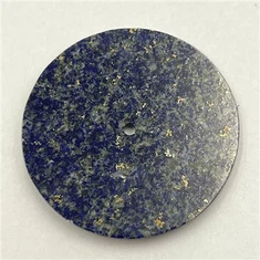 Wijzerplaten van 37 mm blauwe zandsteen